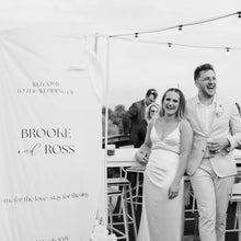 Load image into Gallery viewer, Fabric Welcome Signs