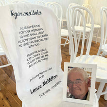Load image into Gallery viewer, Custom Fabric Memorial Sign