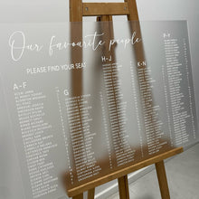 Load image into Gallery viewer, Printed Seating Charts