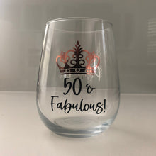 Load image into Gallery viewer, Personalised Stemless Wine Glass - Pick up/local delivery only
