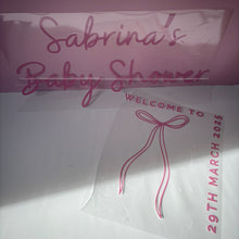 Load image into Gallery viewer, Large Vinyl Decals for DIY Backdrops/Signs