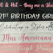 Load image into Gallery viewer, Personalised Sashes