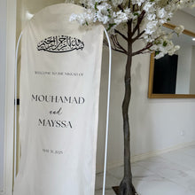 Load image into Gallery viewer, Custom Fabric Welcome Sign