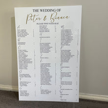 Load image into Gallery viewer, Printed Seating Charts