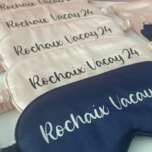 Load image into Gallery viewer, Personalised Satin Eye Mask