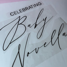 Load image into Gallery viewer, Large Vinyl Decals for DIY Backdrops/Signs