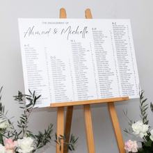 Load image into Gallery viewer, Printed Seating Charts