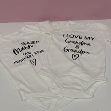 Load image into Gallery viewer, Personalised Baby Onesies