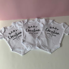 Load image into Gallery viewer, Personalised Baby Onesies