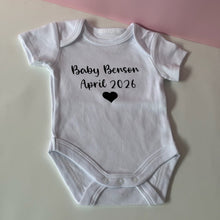 Load image into Gallery viewer, Personalised Baby Onesies