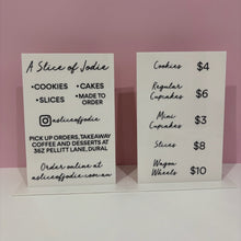 Load image into Gallery viewer, Small Custom Acrylic Signs