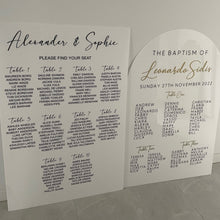 Load image into Gallery viewer, Printed Seating Charts