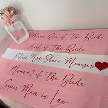 Load image into Gallery viewer, Personalised Sashes