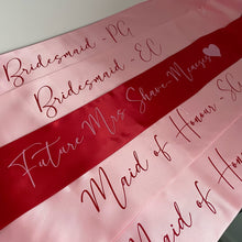 Load image into Gallery viewer, Personalised Sashes