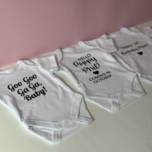 Load image into Gallery viewer, Personalised Baby Onesies