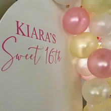 Load image into Gallery viewer, Large Vinyl Decals for DIY Backdrops/Signs