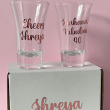 Load image into Gallery viewer, Personalised Shot Glasses - Pick up/local delivery only