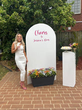 Load image into Gallery viewer, 2m White Arch Backdrop - Hills District PICK UP