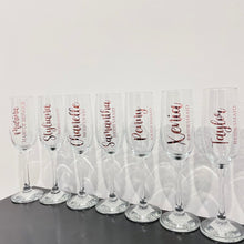 Load image into Gallery viewer, Personalised Champagne Flute - Pick up/local delivery only