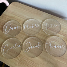 Load image into Gallery viewer, Acrylic Place Cards