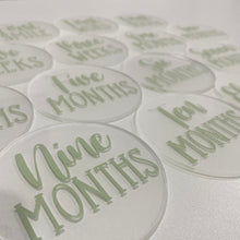 Load image into Gallery viewer, Acrylic Baby Milestone Discs
