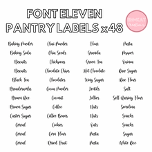 Load image into Gallery viewer, Pre-Selected Pantry Label Set x48