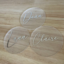 Load image into Gallery viewer, Acrylic Place Cards