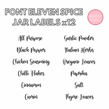 Load image into Gallery viewer, Pre-Selected Spice Jar Label Set