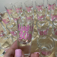 Load image into Gallery viewer, Personalised Shot Glasses - Pick up/local delivery only