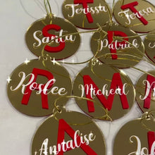 Load and play video in Gallery viewer, Personalised Acrylic Baubles
