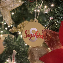 Load image into Gallery viewer, Personalised Acrylic Baubles