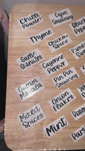 Load and play video in Gallery viewer, Custom Spice Jar Labels