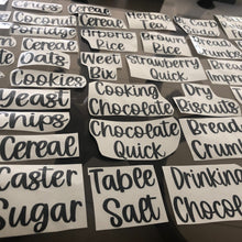 Load image into Gallery viewer, Custom Pantry Labels