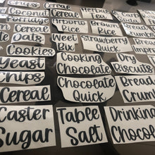 Load image into Gallery viewer, Pre-Selected Pantry Label Set x48