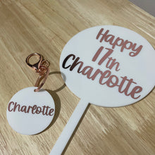 Load image into Gallery viewer, Personalised Key Rings