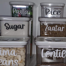 Load image into Gallery viewer, Custom Pantry Labels