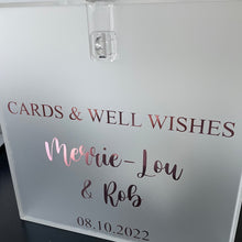 Load image into Gallery viewer, Personalised Acrylic Wishing Wells