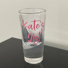 Load image into Gallery viewer, Personalised Shot Glasses - Pick up/local delivery only