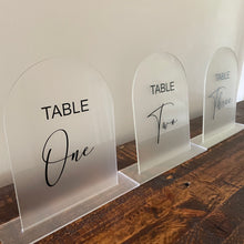 Load image into Gallery viewer, Acrylic Table Numbers