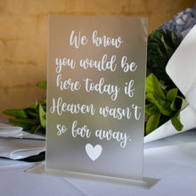 Load image into Gallery viewer, Small Custom Acrylic Signs