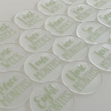 Load image into Gallery viewer, Acrylic Baby Milestone Discs