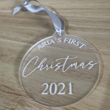 Load image into Gallery viewer, Personalised Acrylic Baubles