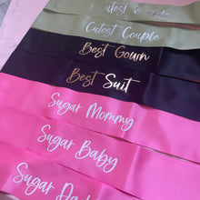 Load image into Gallery viewer, Personalised Sashes