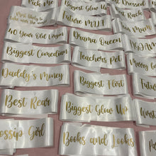 Load image into Gallery viewer, Personalised Sashes