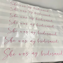Load image into Gallery viewer, Personalised Sashes