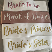 Load image into Gallery viewer, Personalised Sashes