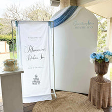 Load image into Gallery viewer, Custom Fabric Welcome Sign

