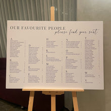 Load image into Gallery viewer, Printed Seating Charts
