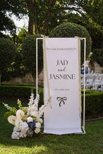 Load image into Gallery viewer, Custom Fabric Welcome Sign
