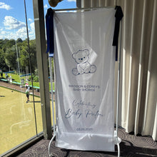 Load image into Gallery viewer, Custom Fabric Welcome Sign
